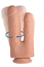 Load image into Gallery viewer, Vibrating and Rotating Remote Control Silicone Double Dildo