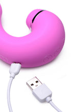 Load image into Gallery viewer, Shegasm 5 Star 10X Tapping G-Spot Silicone Vibrator with Suction - Pink