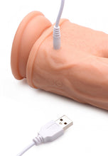 Load image into Gallery viewer, Vibrating and Rotating Remote Control Silicone Double Dildo