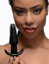 Load image into Gallery viewer, Smooth Vibrating Anal Plug - Black