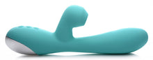 Load image into Gallery viewer, Shegasm 5 Star 7X Suction Come-Hither Silicone Rabbit - Teal