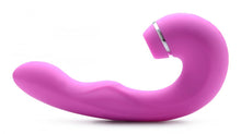 Load image into Gallery viewer, Shegasm 5 Star 10X Tapping G-Spot Silicone Vibrator with Suction - Pink