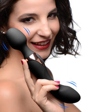 Load image into Gallery viewer, 10X Dual Duchess 2-in-1 Silicone Massager - Black