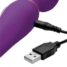 Load image into Gallery viewer, 10X Dual Duchess 2-in-1 Silicone Massager - Purple