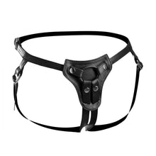 Load image into Gallery viewer, Premium All Access Leather Strap On Harness