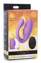 Load image into Gallery viewer, 7X Pulse Pro Pulsating and Clit Stimulating Vibrator with Remote Control