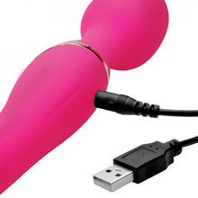 Load image into Gallery viewer, 10X Dual Duchess 2-in-1 Silicone Massager - Pink
