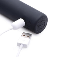 Load image into Gallery viewer, 5 Star 9X Come-Hither G-Spot Silicone Vibrator - Black