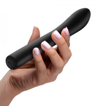 Load image into Gallery viewer, 5 Star 9X Come-Hither G-Spot Silicone Vibrator - Black