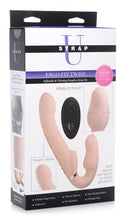 Load image into Gallery viewer, Ergo-Fit Twist Inflatable Vibrating Silicone Strapless Strap-on - Beige