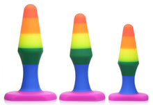 Load image into Gallery viewer, Rainbow Ready Silicone Anal Set