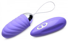 Load image into Gallery viewer, Grape Gasm 36X Swirled Vibrating Remote Control Egg
