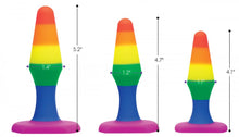 Load image into Gallery viewer, Rainbow Ready Silicone Anal Set