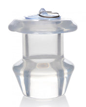 Load image into Gallery viewer, Ass Bung Clear Hollow Anal Dilator with Plug - Large