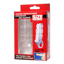 Load image into Gallery viewer, Clear Sensations Enhancer Sex Sleeve