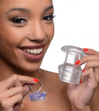 Load image into Gallery viewer, Ass Bung Clear Hollow Anal Dilator with Plug - Medium