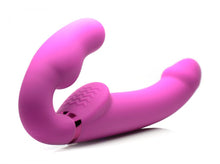 Load image into Gallery viewer, Worlds First Remote Control Inflatable Vibrating Silicone Ergo Fit Strapless Strap-On
