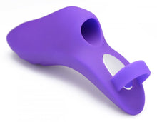 Load image into Gallery viewer, 7X Finger Bang Her Pro Silicone Vibrator - Purple
