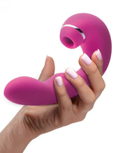 Load image into Gallery viewer, Shegasm 5 Star 10X Tapping G-Spot Silicone Vibrator with Suction - Pink
