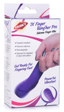 Load image into Gallery viewer, 7X Finger Bang Her Pro Silicone Vibrator - Purple
