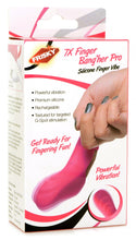Load image into Gallery viewer, 7X Finger Bang Her Pro Silicone Vibrator - Purple

