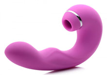 Load image into Gallery viewer, Shegasm 5 Star 10X Tapping G-Spot Silicone Vibrator with Suction - Pink
