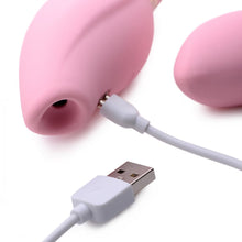 Load image into Gallery viewer, Shegasm 8X Tandem Plus Silicone Suction Clitoral Stimulator and Egg
