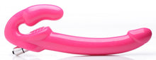 Load image into Gallery viewer, 7X Revolver Slim 8 inch Vibrating Strapless Strap-on
