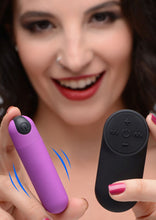 Load image into Gallery viewer, Vibrating Bullet with Remote Control - Purple
