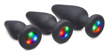 Load image into Gallery viewer, Light Up Silicone Anal Plug - Medium
