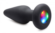 Load image into Gallery viewer, Light Up Silicone Anal Plug - Small
