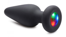 Load image into Gallery viewer, Light Up Silicone Anal Plug - Medium
