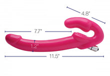 Load image into Gallery viewer, 7X Revolver Slim 8 inch Vibrating Strapless Strap-on
