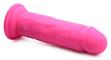 Load image into Gallery viewer, Power Player 28X Vibrating Silicone Dildo with Remote - Pink
