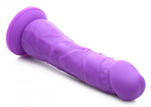 Load image into Gallery viewer, 7 Inch Silicone Dildo - Grape
