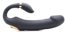 Load image into Gallery viewer, 10X Pleasure Pose Come Hither Silicone Vibrator with Poseable Clit Stimulator
