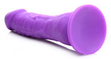 Load image into Gallery viewer, 7 Inch Silicone Dildo - Grape
