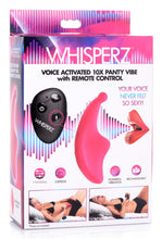 Load image into Gallery viewer, Voice Activated 10X Silicone Panty Vibrator with Remote Control
