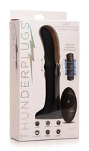 Load image into Gallery viewer, Sliding Shaft Silicone Anal Vibrating Plug
