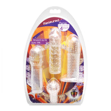 Load image into Gallery viewer, Pleasured Penis Enhancement Sleeve 4 Pack
