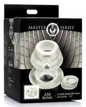 Load image into Gallery viewer, Ass Bung Clear Hollow Anal Dilator with Plug - Large
