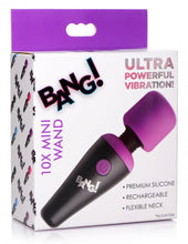 Load image into Gallery viewer, 10X Ultra Powerful Silicone Mini Wand - Purple
