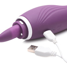 Load image into Gallery viewer, Lickgasm 8X Licking and Sucking Vibrator
