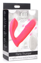 Load image into Gallery viewer, Panty Thumper 7X Thumping Silicone Vibrator with Remote Control
