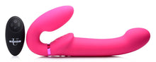 Load image into Gallery viewer, 10X Remote Control Ergo-Fit G-Pulse Inflatable and Vibrating Strapless Strap-on - Pink
