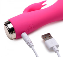 Load image into Gallery viewer, 10X Wonder Mini Rabbit Silicone Vibrator - Pink
