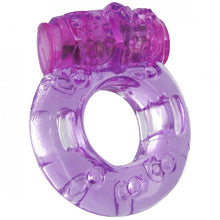 Load image into Gallery viewer, Purple Orgasmic Vibrating Cockring - Packaged
