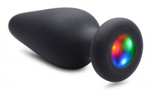 Load image into Gallery viewer, Light Up Silicone Anal Plug - Large
