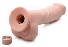Load image into Gallery viewer, 8.5 Inch Vibrating Squirting Dildo with Remote Control - Light
