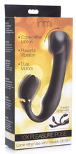 Load image into Gallery viewer, 10X Pleasure Pose Come Hither Silicone Vibrator with Poseable Clit Stimulator
